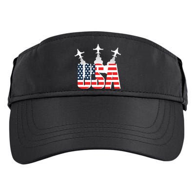 USA Pilot 4th Of July Patriotic Adult Drive Performance Visor