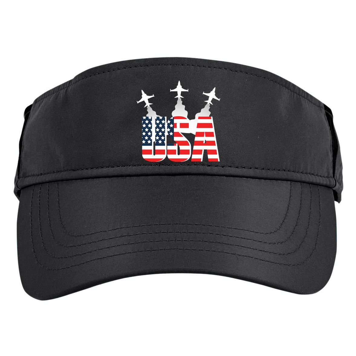 USA Pilot 4th Of July Patriotic Adult Drive Performance Visor