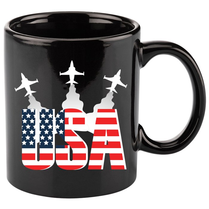 USA Pilot 4th Of July Patriotic 11oz C Handle Ceramic Mug