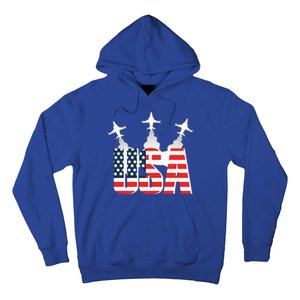 USA Pilot 4th Of July Patriotic Hoodie