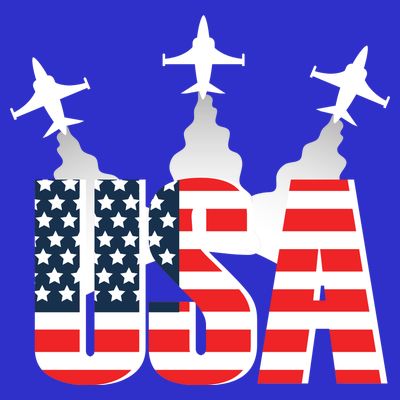 USA Pilot 4th Of July Patriotic T-Shirt