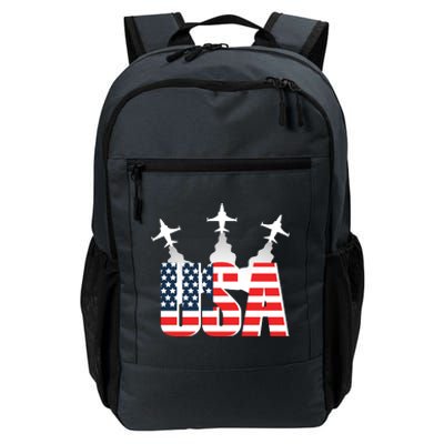 USA Pilot 4th Of July Patriotic Daily Commute Backpack