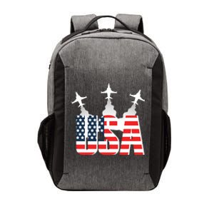 USA Pilot 4th Of July Patriotic Vector Backpack