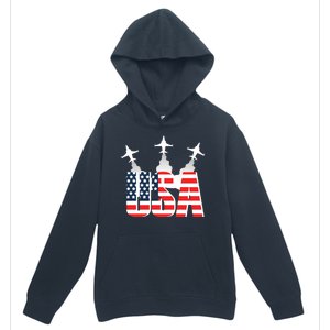 USA Pilot 4th Of July Patriotic Urban Pullover Hoodie