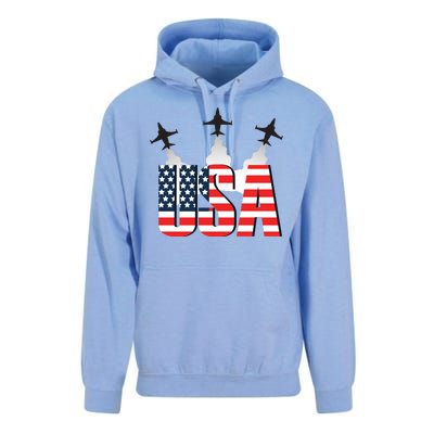 USA Pilot 4th Of July Patriotic Unisex Surf Hoodie