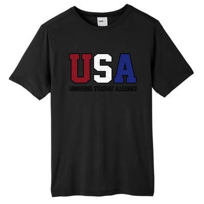 Usa Patriotic 4th Of July American Trump Conservative Funny Gift Tall Fusion ChromaSoft Performance T-Shirt