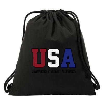 Usa Patriotic 4th Of July American Trump Conservative Funny Gift Drawstring Bag