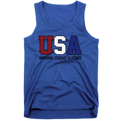 Usa Patriotic 4th Of July American Trump Conservative Funny Gift Tank Top