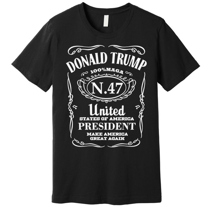 Usa President 47 Maga Donald Trump Premium T-Shirt