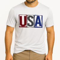 USA Patriotic 4th Of July Cooling Performance Crew T-Shirt