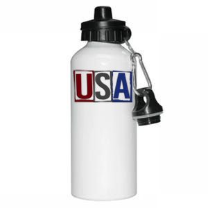 USA Patriotic 4th Of July Aluminum Water Bottle