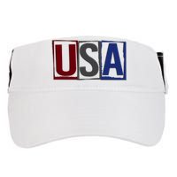 USA Patriotic 4th Of July Adult Drive Performance Visor