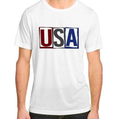 USA Patriotic 4th Of July Adult ChromaSoft Performance T-Shirt