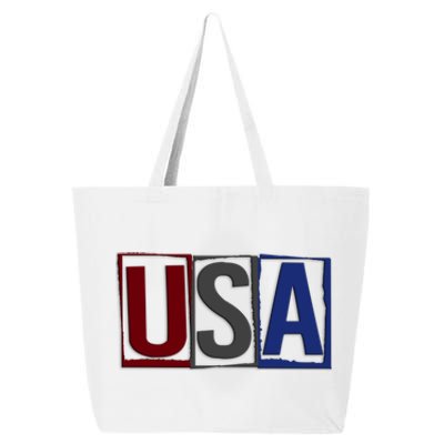 USA Patriotic 4th Of July 25L Jumbo Tote