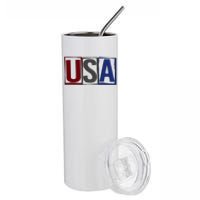 USA Patriotic 4th Of July Stainless Steel Tumbler