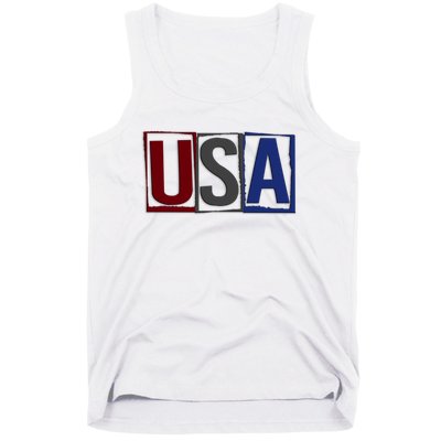 USA Patriotic 4th Of July Tank Top