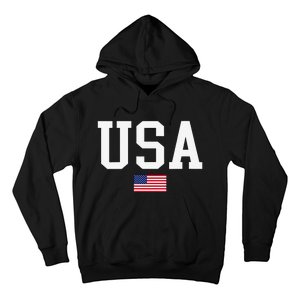 Usa Patriotic American Flag For Us Hoodie