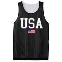 Usa Patriotic American Flag For Us Mesh Reversible Basketball Jersey Tank