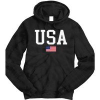 Usa Patriotic American Flag For Us Tie Dye Hoodie