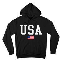 Usa Patriotic American Flag For Us Tall Hoodie