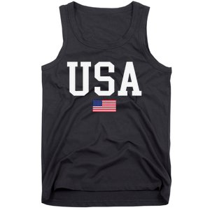 Usa Patriotic American Flag For Us Tank Top