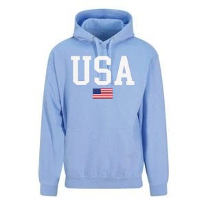 Usa Patriotic American Flag For Us Unisex Surf Hoodie