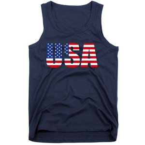 Usa Patriotic American Flag Tank Top