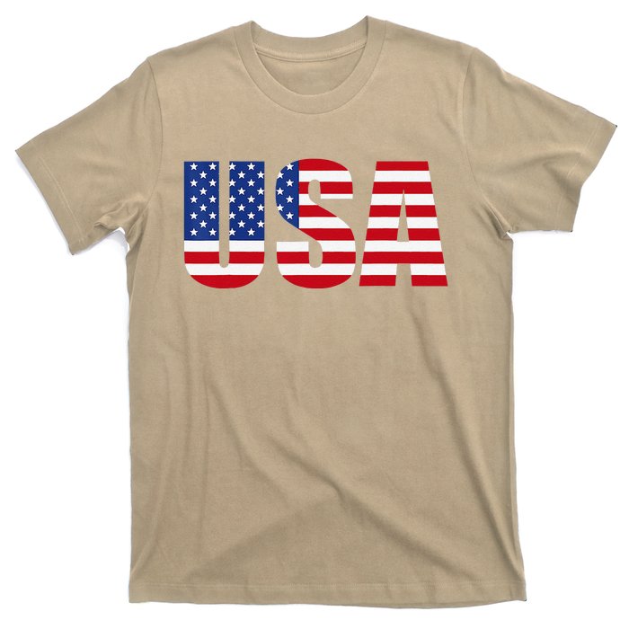 Usa Patriotic American Flag T-Shirt