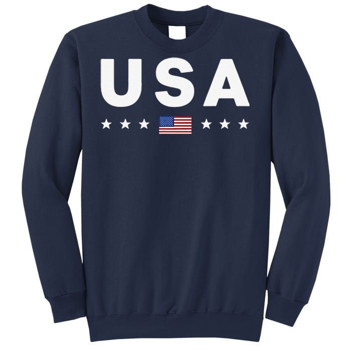 Usa Patriotic American Flag July 4th Sweatshirt