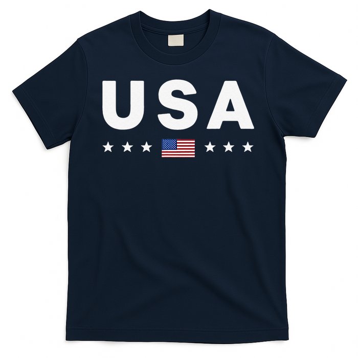 Usa Patriotic American Flag July 4th T-Shirt