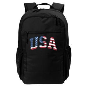 Usa Patriotic American Flag 4th Of July Daily Commute Backpack