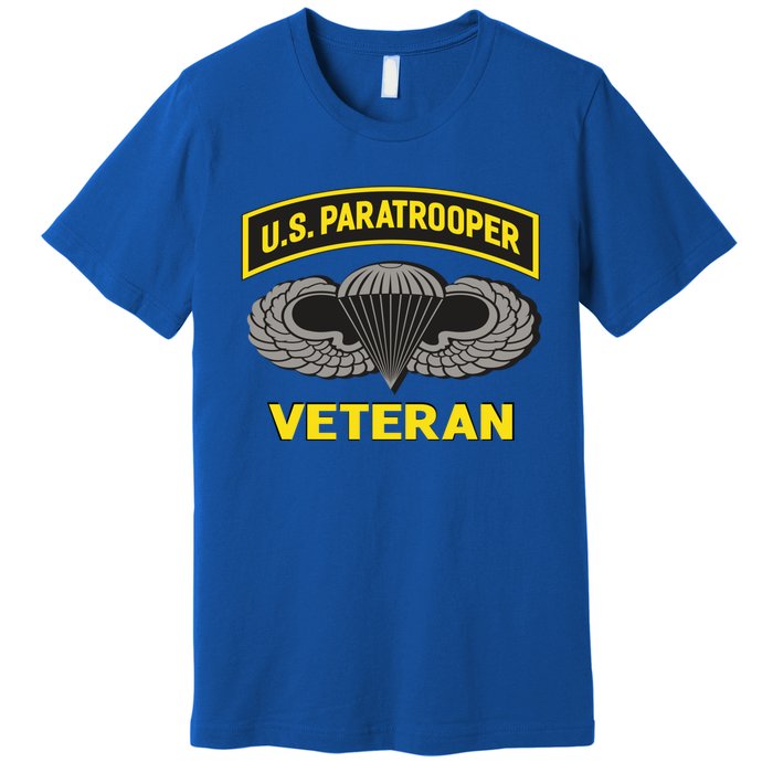 Us Paratrooper Airborne Division Army Veteran Gift Premium T-Shirt