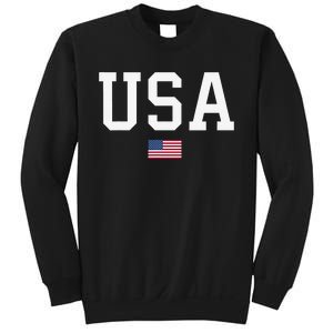 Usa Patriotic American Flag Sweatshirt