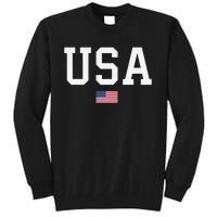 Usa Patriotic American Flag Tall Sweatshirt