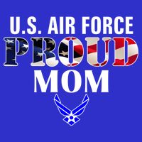 Us Proud Air Force Mom With American Flag Gift For Veteran Cool Gift Tank Top
