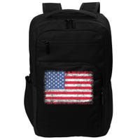 Usa Patriotic American Flag For Us 4th Of July Impact Tech Backpack