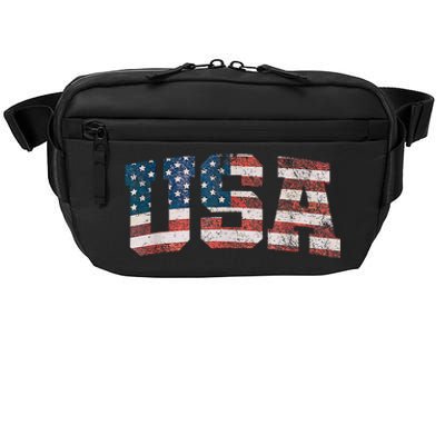 Usa Patriotic American Flag 4th Of July Crossbody Pack