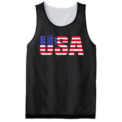 Usa Patriotic American Flag Retro American Flag 4th Of July Gifts Mesh Reversible Basketball Jersey Tank