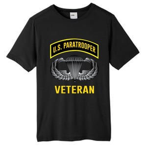 Us Paratrooper Airborne Division Army Veteran Cool Gift Tall Fusion ChromaSoft Performance T-Shirt