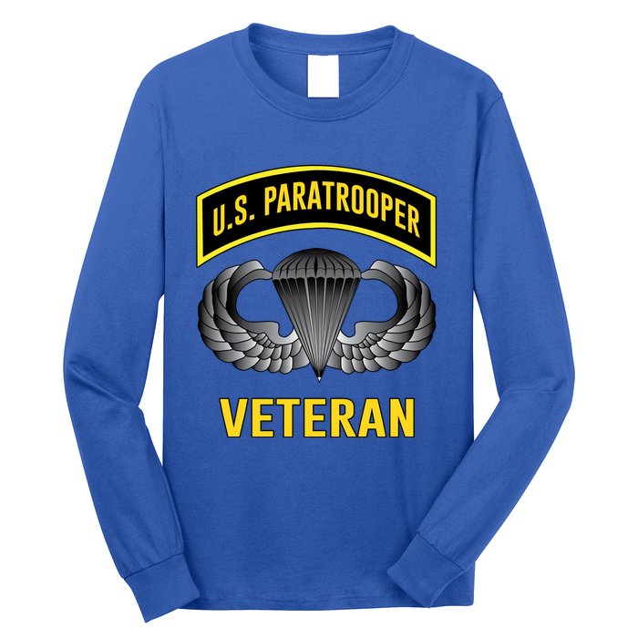 Us Paratrooper Airborne Division Army Veteran Cool Gift Long Sleeve Shirt