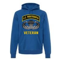 Us Paratrooper Airborne Division Army Veteran Cool Gift Premium Hoodie