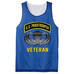 Us Paratrooper Airborne Division Army Veteran Cool Gift Mesh Reversible Basketball Jersey Tank