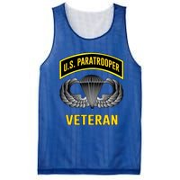 Us Paratrooper Airborne Division Army Veteran Cool Gift Mesh Reversible Basketball Jersey Tank