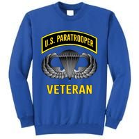 Us Paratrooper Airborne Division Army Veteran Cool Gift Tall Sweatshirt