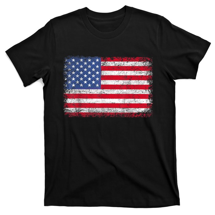 Usa Patriotic American Flag Us T-Shirt