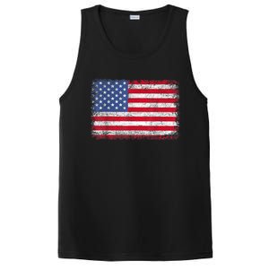 Usa Patriotic American Flag Us PosiCharge Competitor Tank