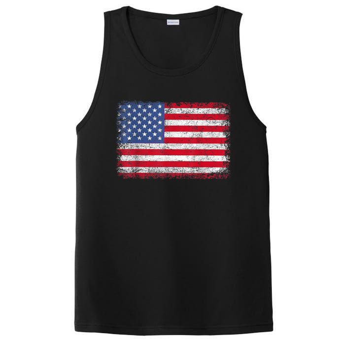 Usa Patriotic American Flag Us PosiCharge Competitor Tank