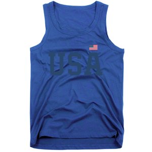 Usa Patriotic American Flag 4th Of July Gift Tank Top