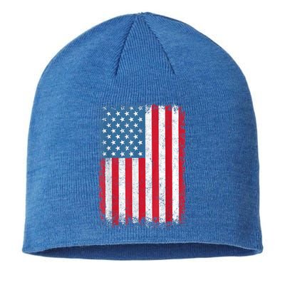 USA Patriotic American Flag For Men Women Kids Boys Girls US Sustainable Beanie