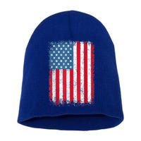 USA Patriotic American Flag For Men Women Kids Boys Girls US Short Acrylic Beanie